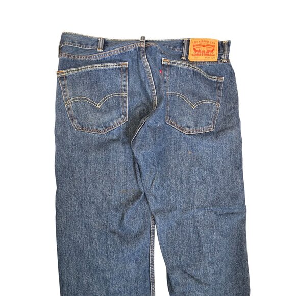 Levis Mens 505 Jeans Regular Fit Straight Leg Denim Jeans W38 L29 CM2100 - Picture 7 of 10